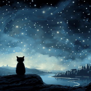 Cat In The Night